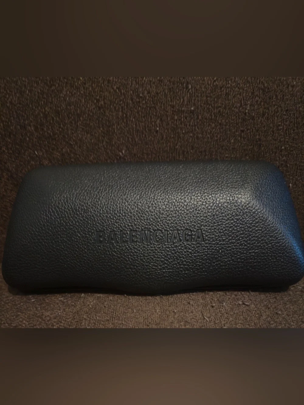 LIKE NEW Balenciaga Gray Square Frame Sunglasses. Comes with hard case & cloth.
